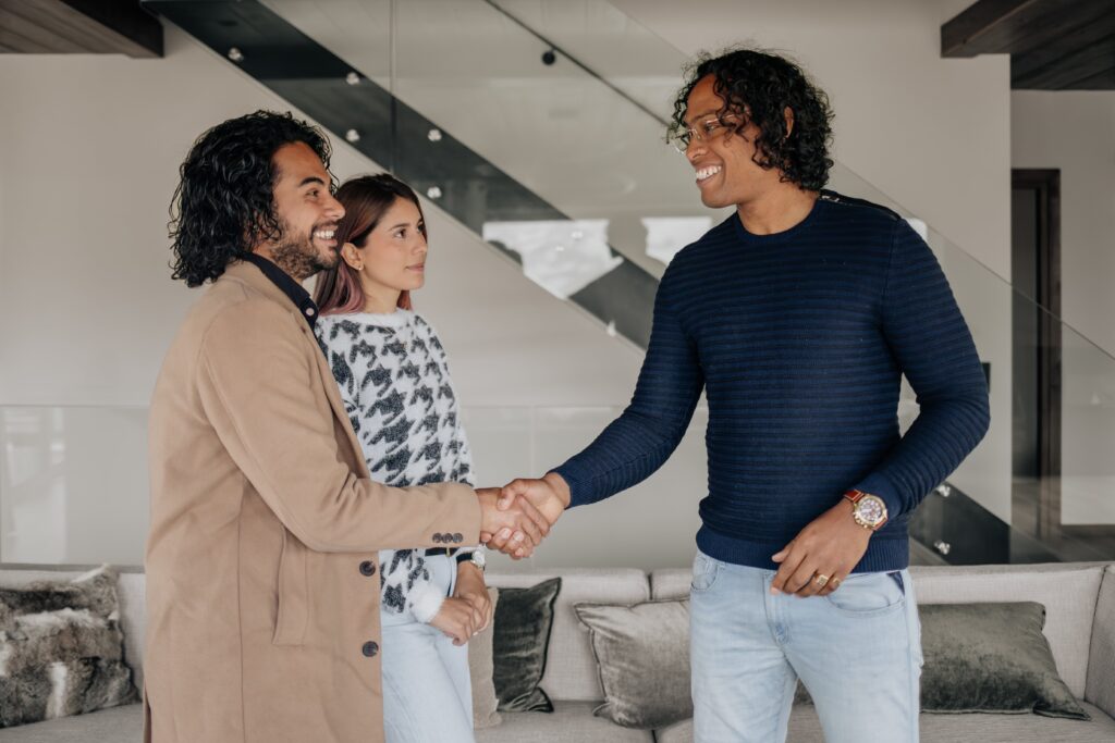 Photo d'une mise en situation avec des clients