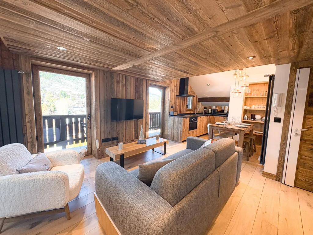 location-megève-centre-salon-peupliers