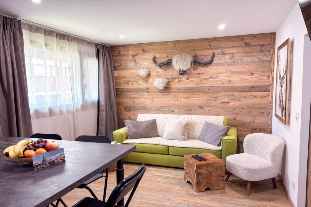 appartement rénové, proche du lac de praz sur arly, cosy et fonctionnel